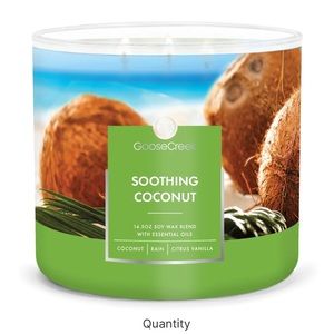 🥥 GC Soothing Coconut 3-Wick Candle NEW